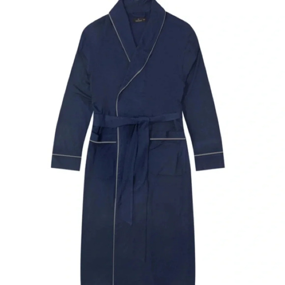 Noble Mount Men's Jersey French Terry Robe S/M - Purple - Picture 2 of 2